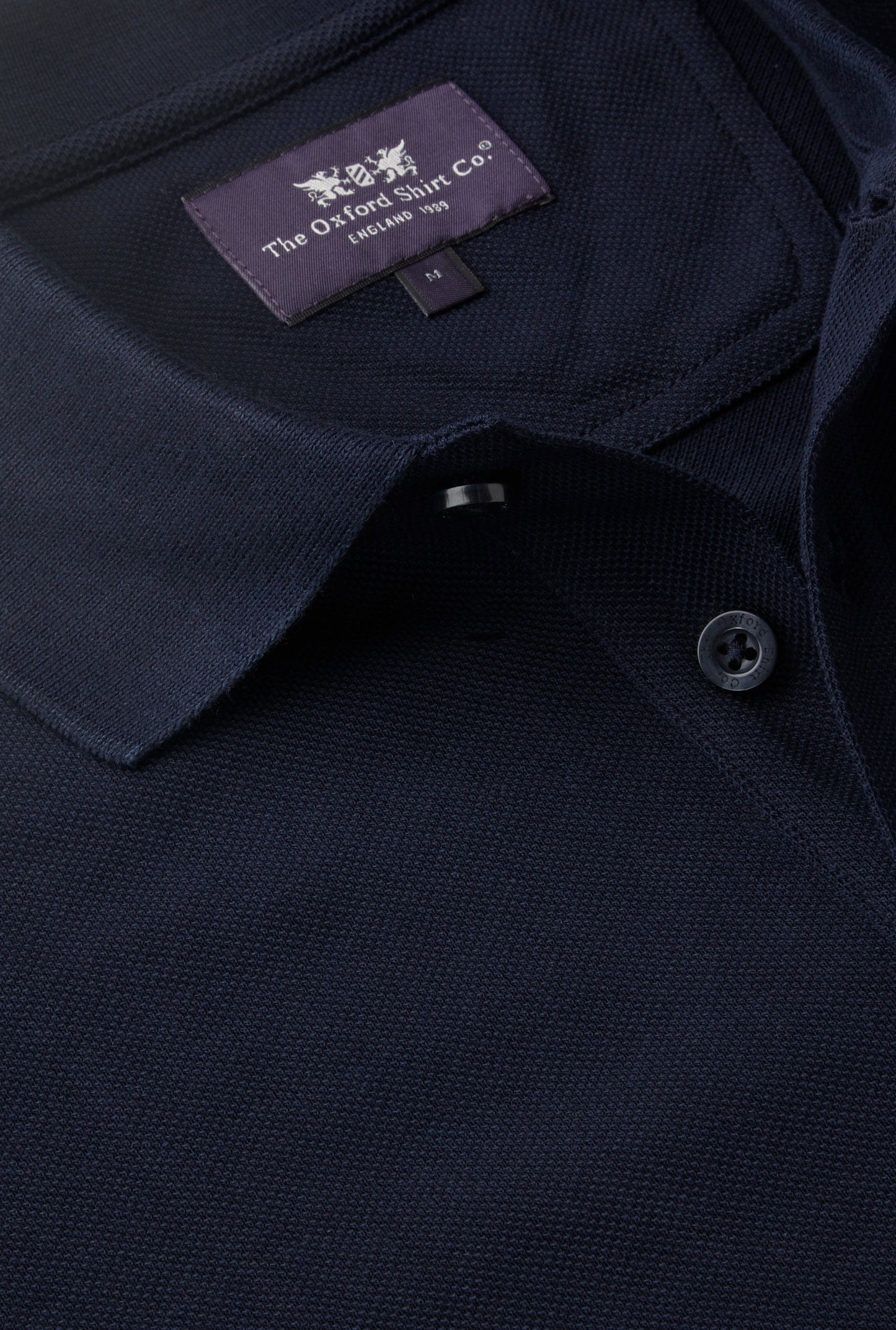 Pique Polo Shirt - Navy