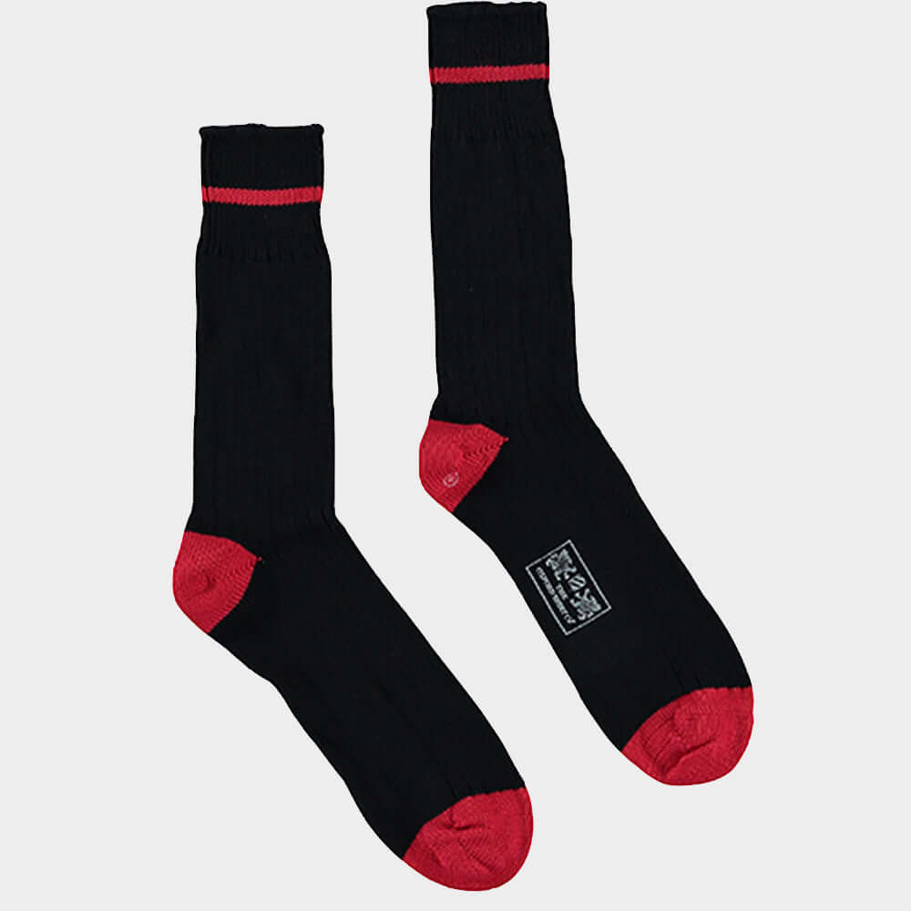 3 Pack of Socks in Black Contrast