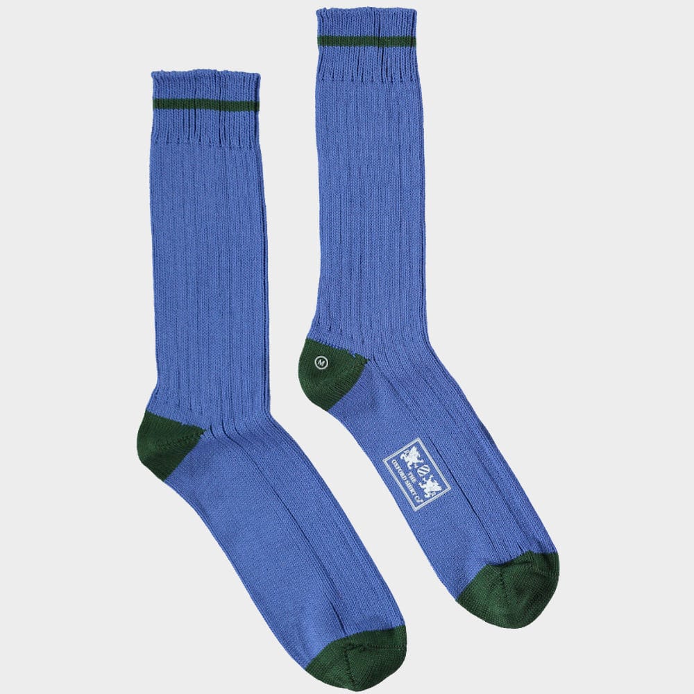 3 Pack of Socks in Green Contrast