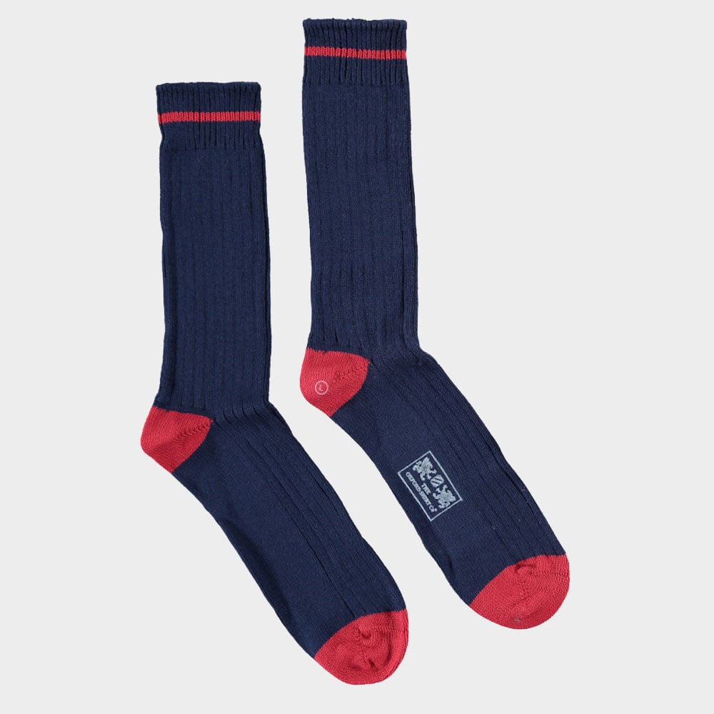3 Pack of Socks in Marine Contrast