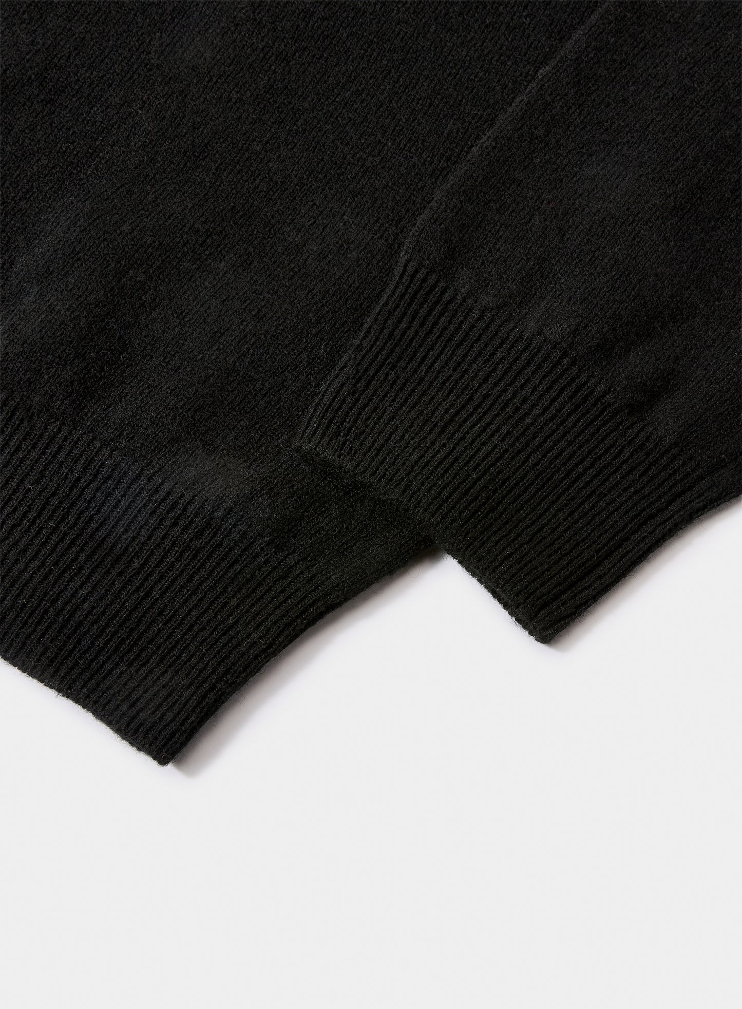 Cashmere 1/4 Zip - Black