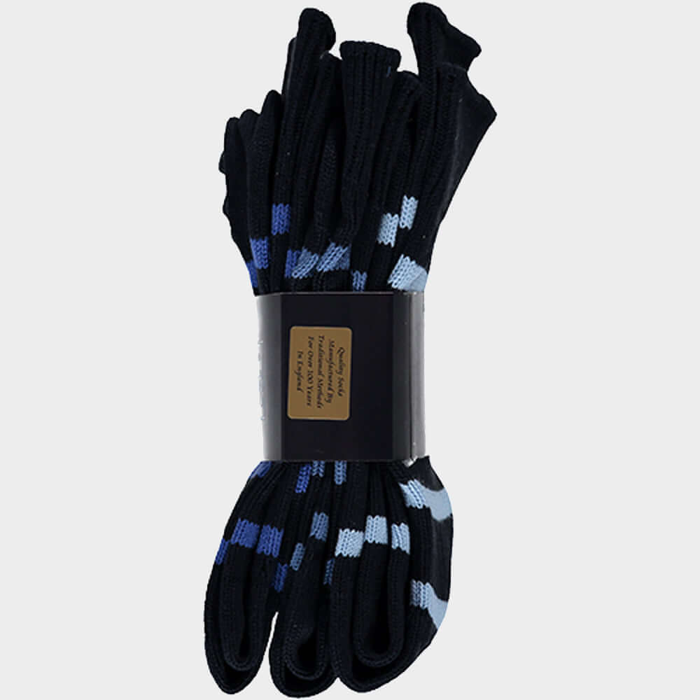 "3 Pack of Socks in Blue Stripes"