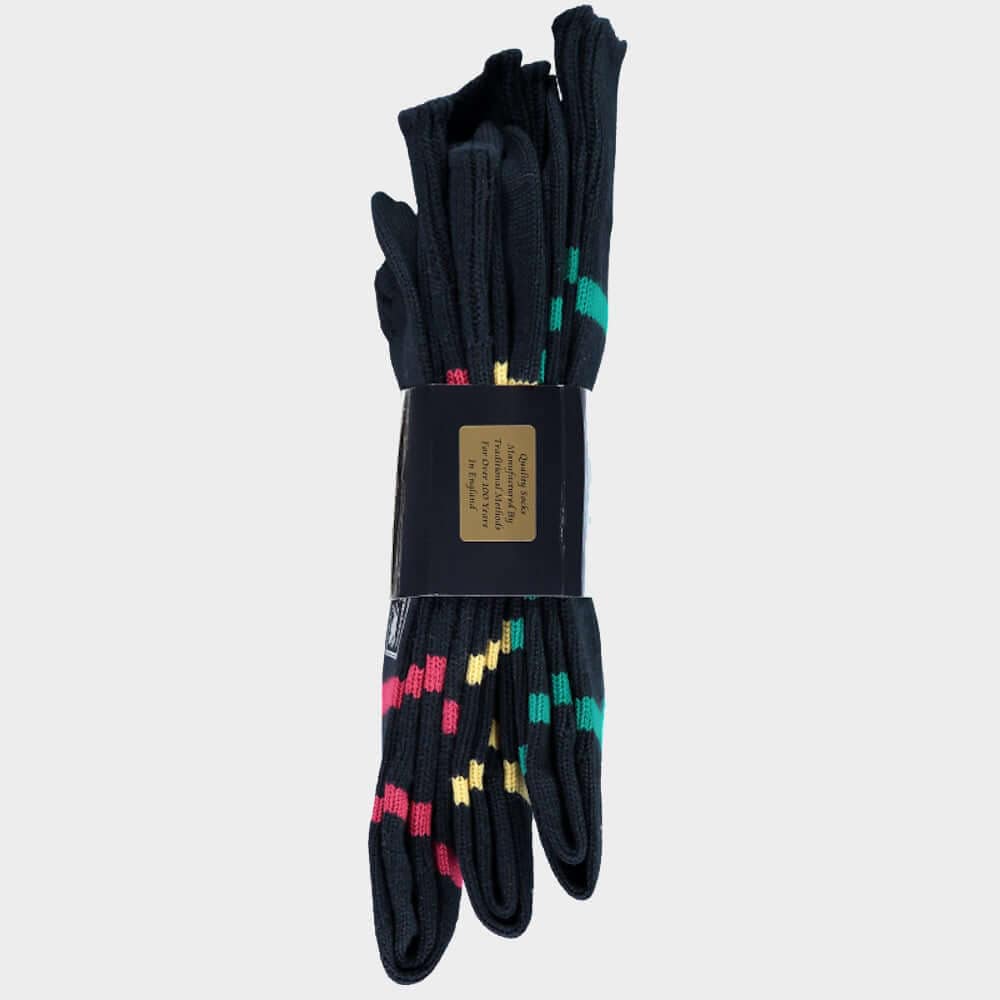 "3 Pack of Socks in Bright Stripes"