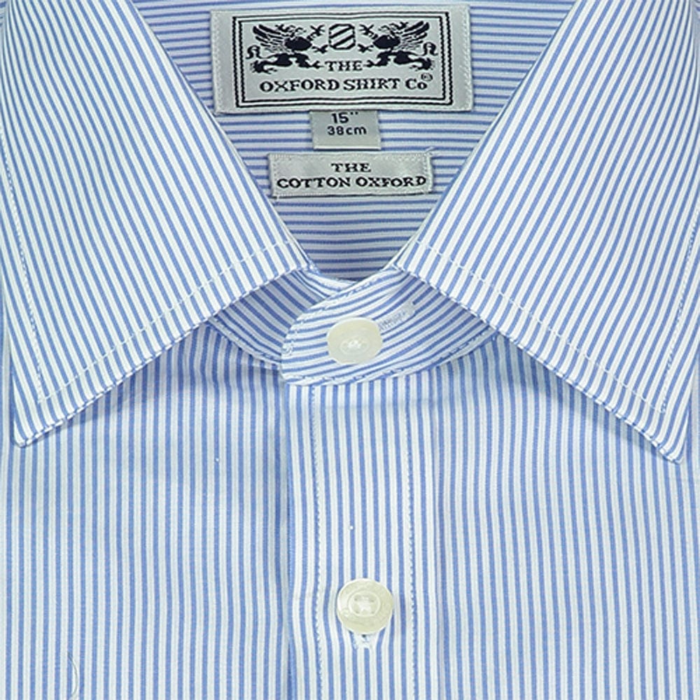 "Classic Shirt in Blue Stripe"