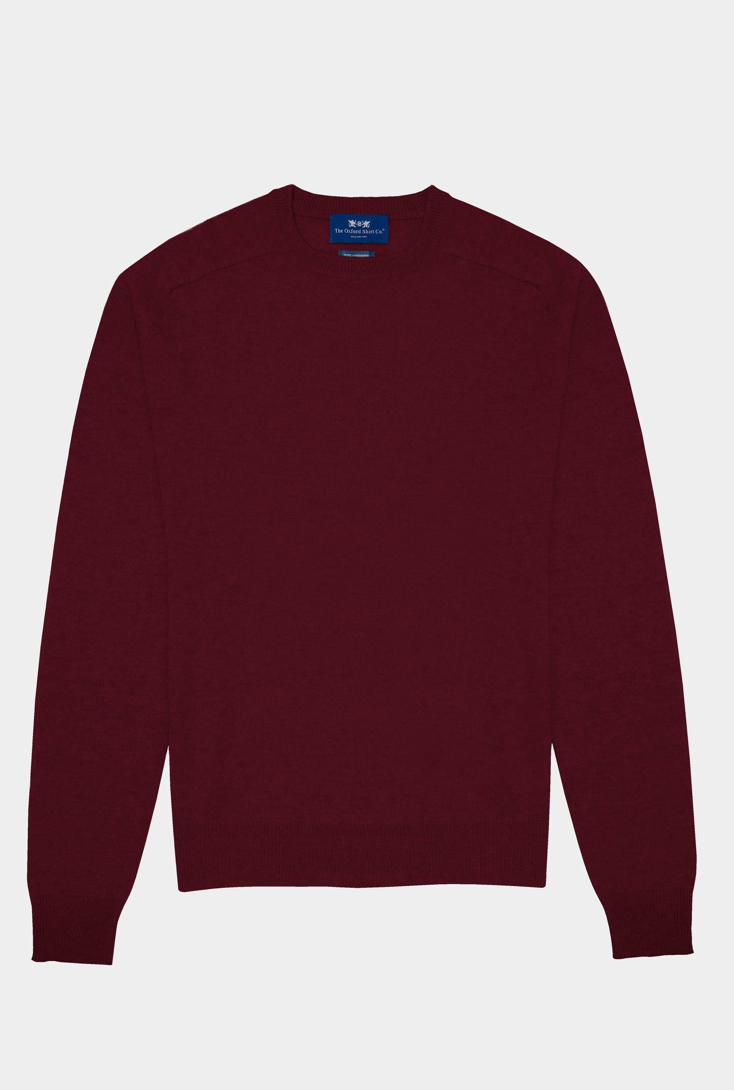 "Cashmere Crew Neck in Raspberry"