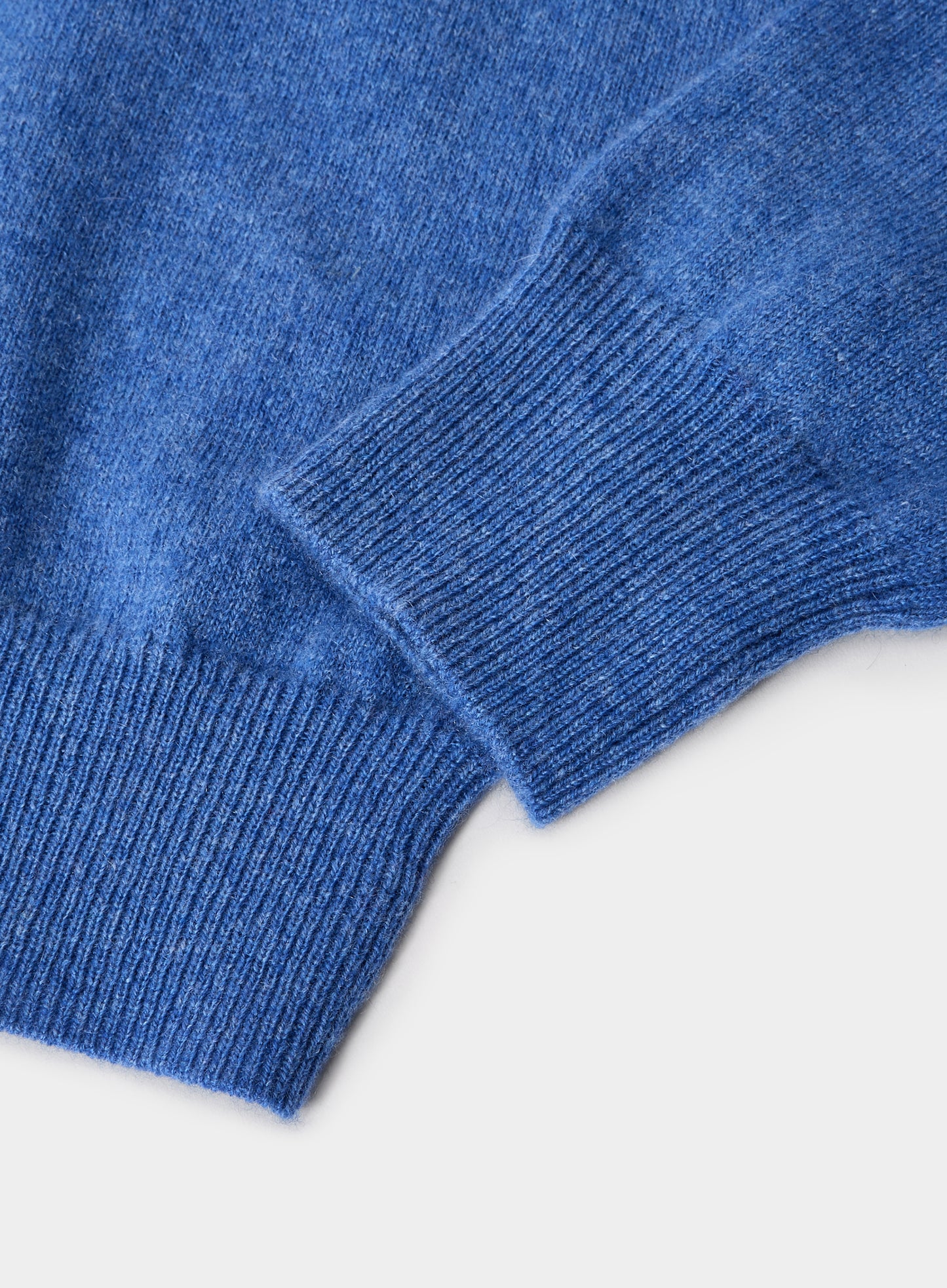 Cashmere 1/4 Zip in Blue