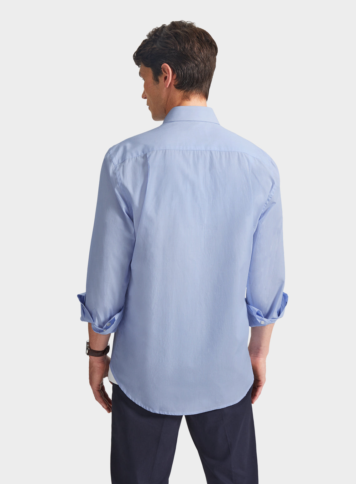 Classic Shirt in Fine Blue Stripe