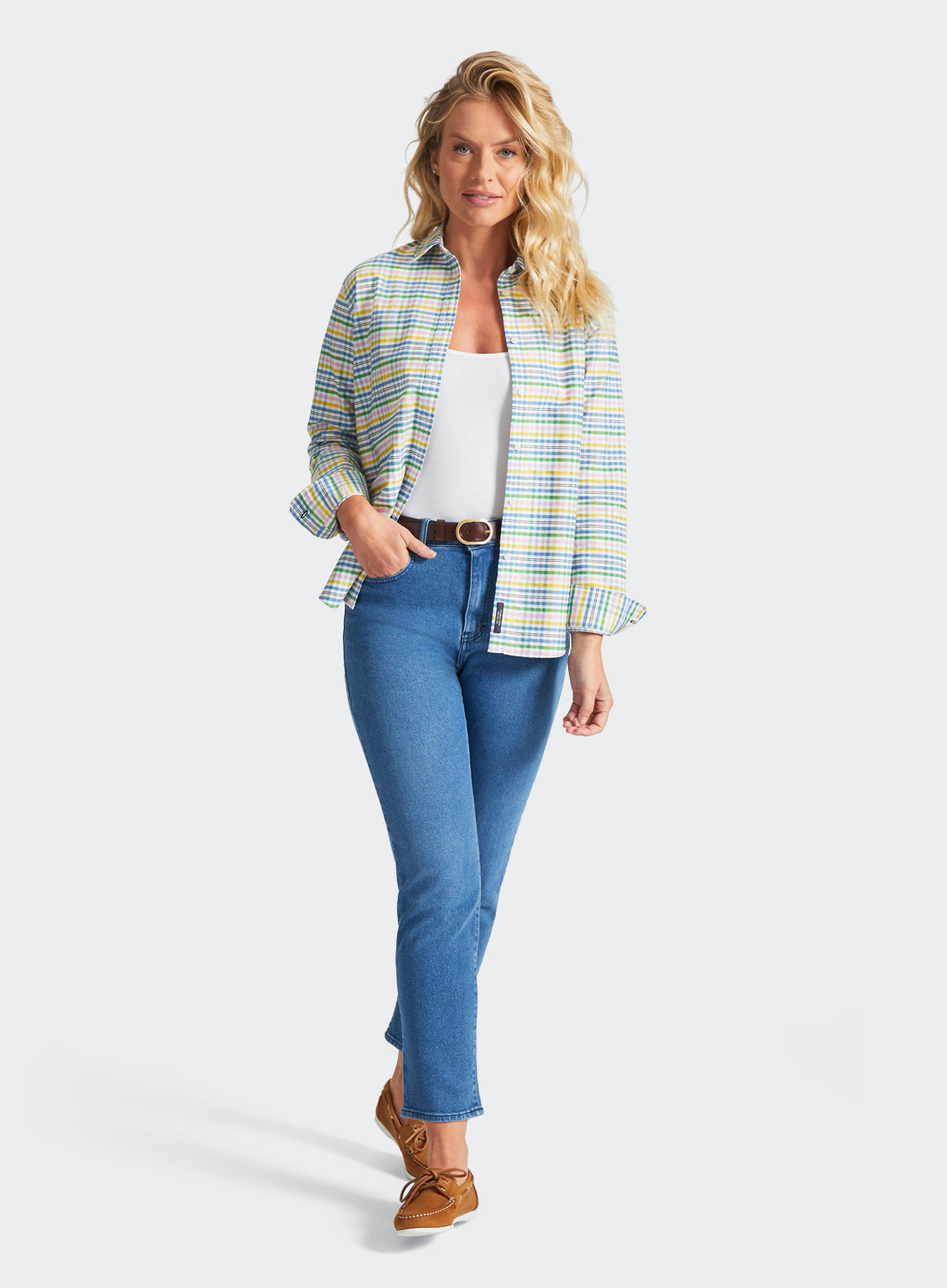 Classic Oxford Shirt - Bright Multi Check