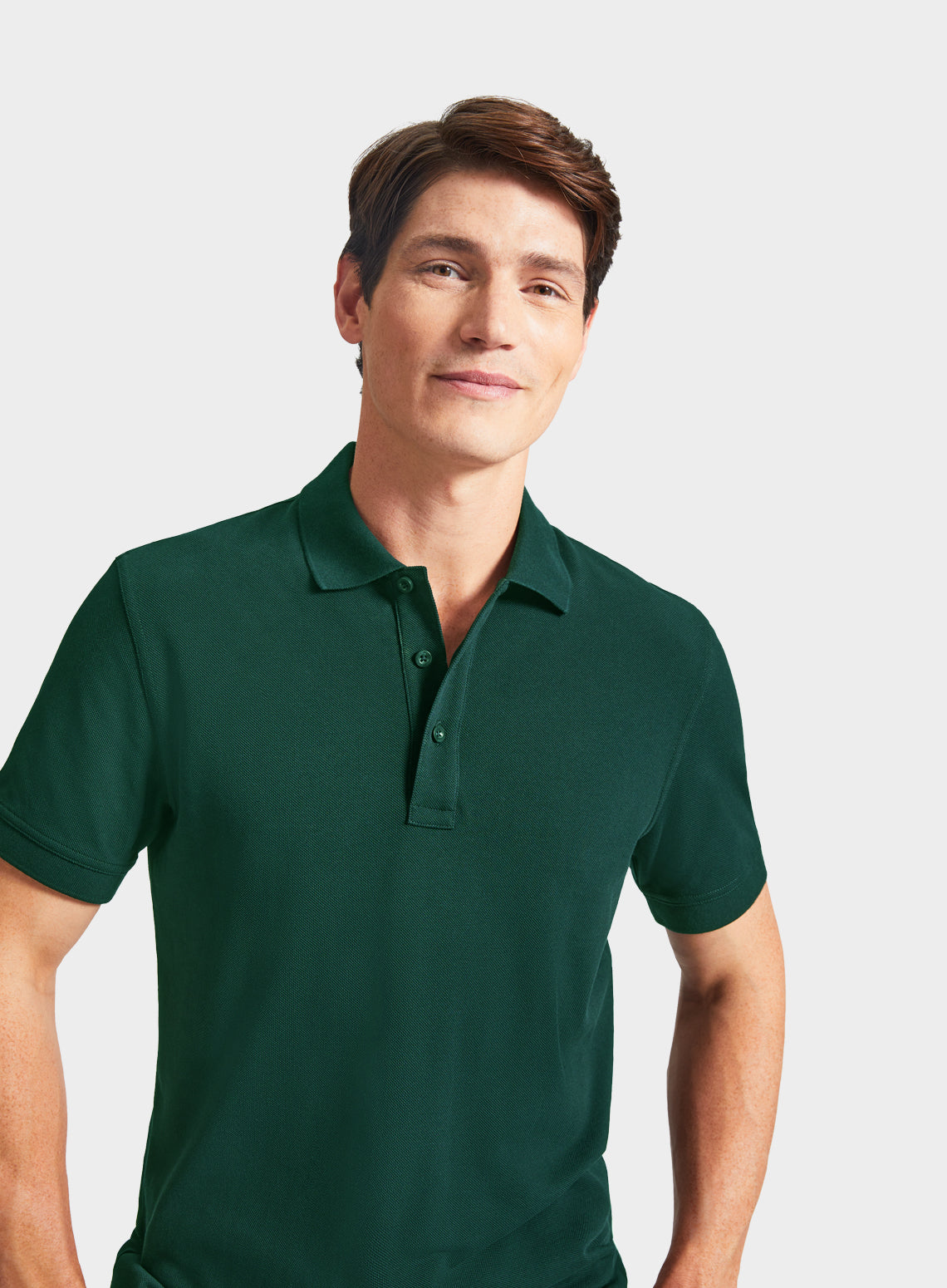 Pique Polo Shirt - Green