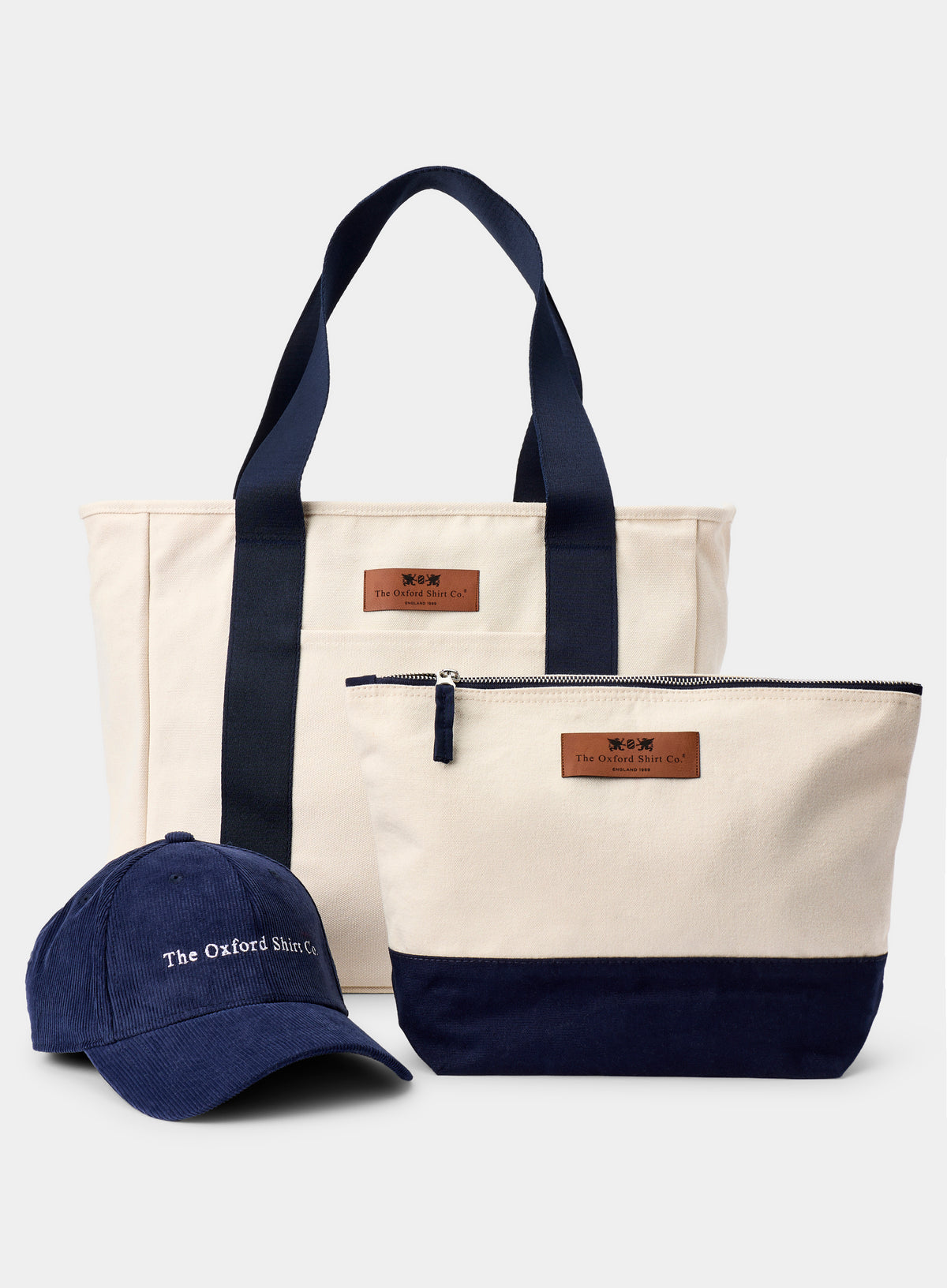 Signature Canvas Accessory Bag - Cream