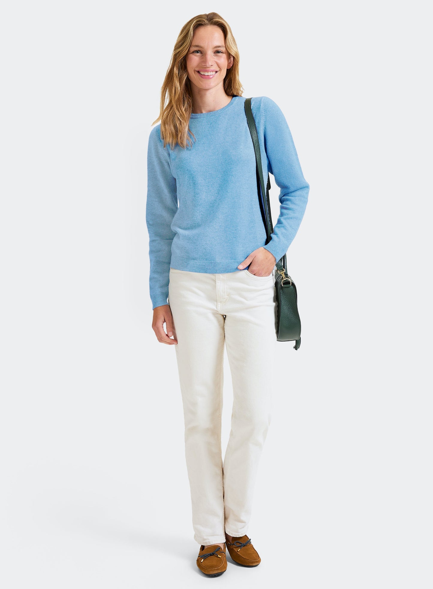 Cashmere Crew Neck - Periwinkle