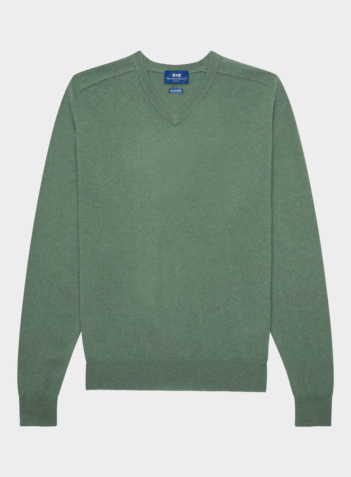 Cashmere V Neck in Green