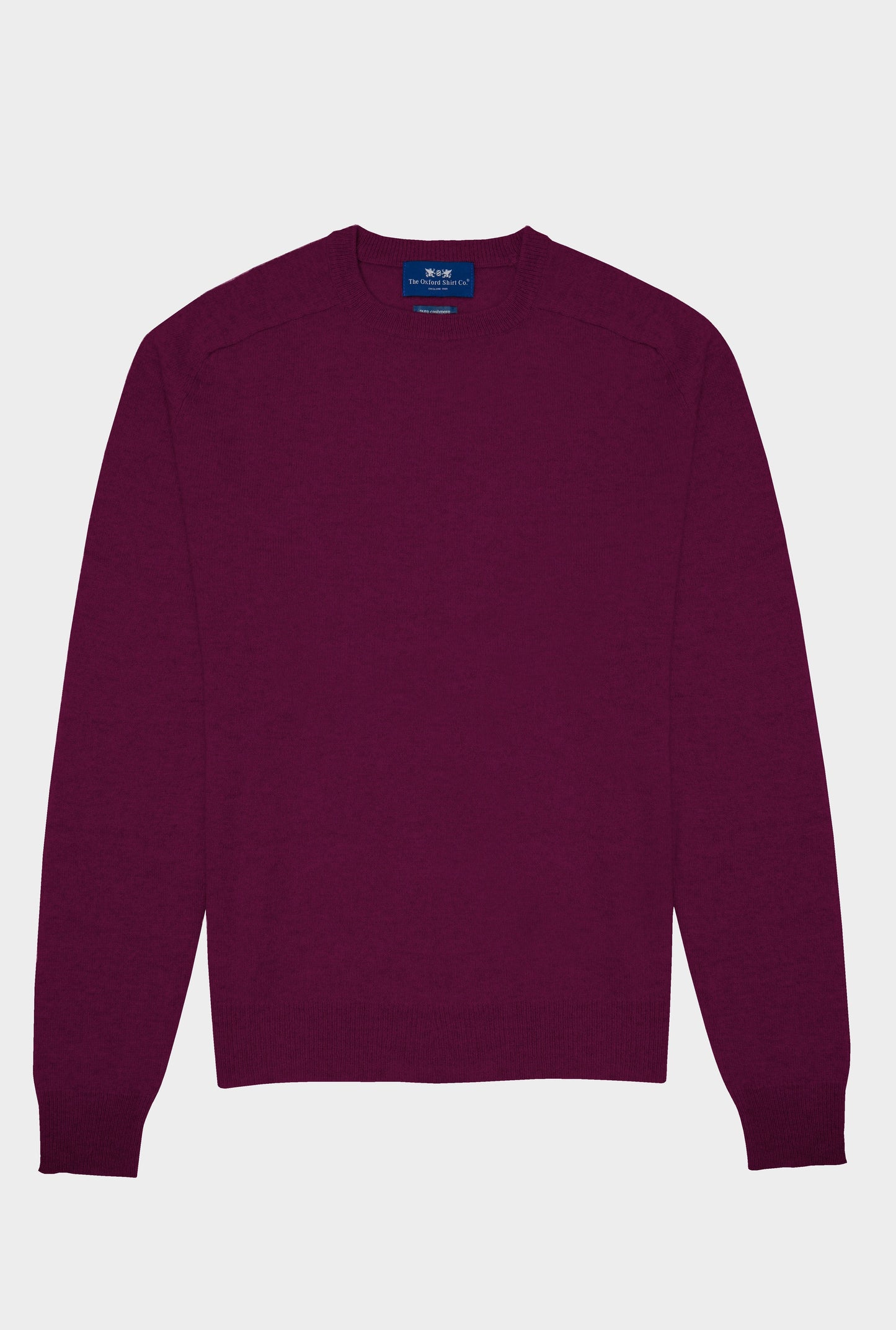 Cashmere V Neck in Raspberry