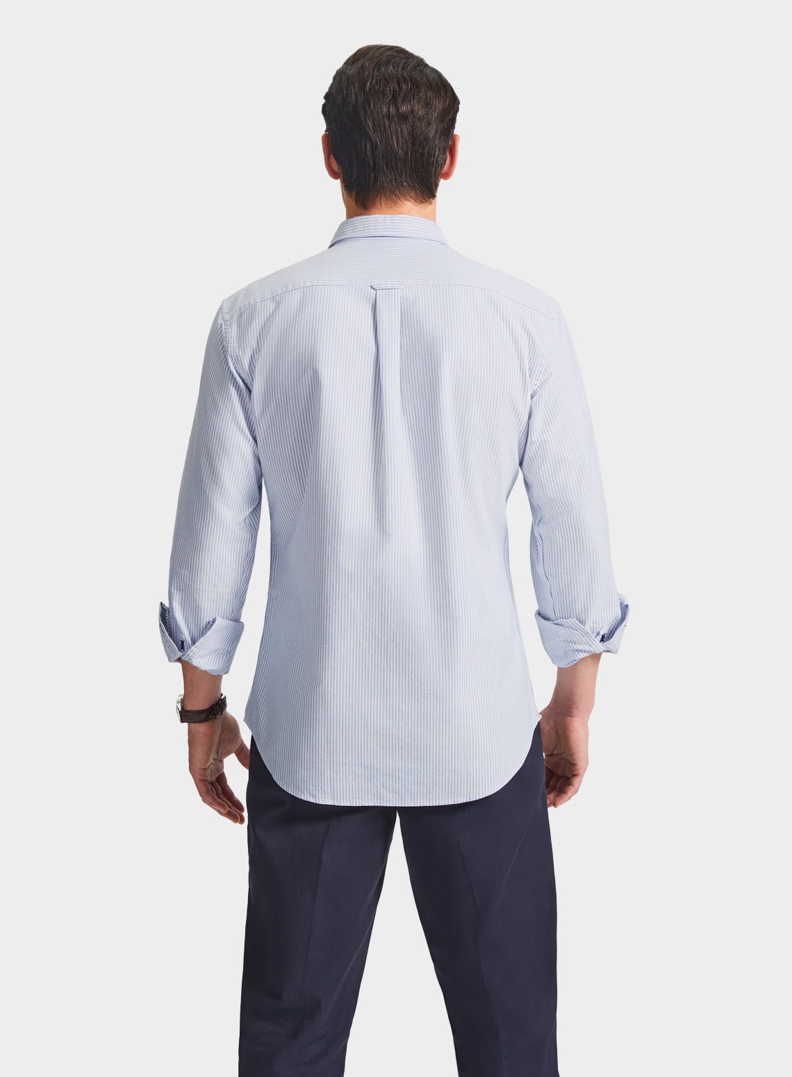 Classic Oxford Shirt - Blue Stripe