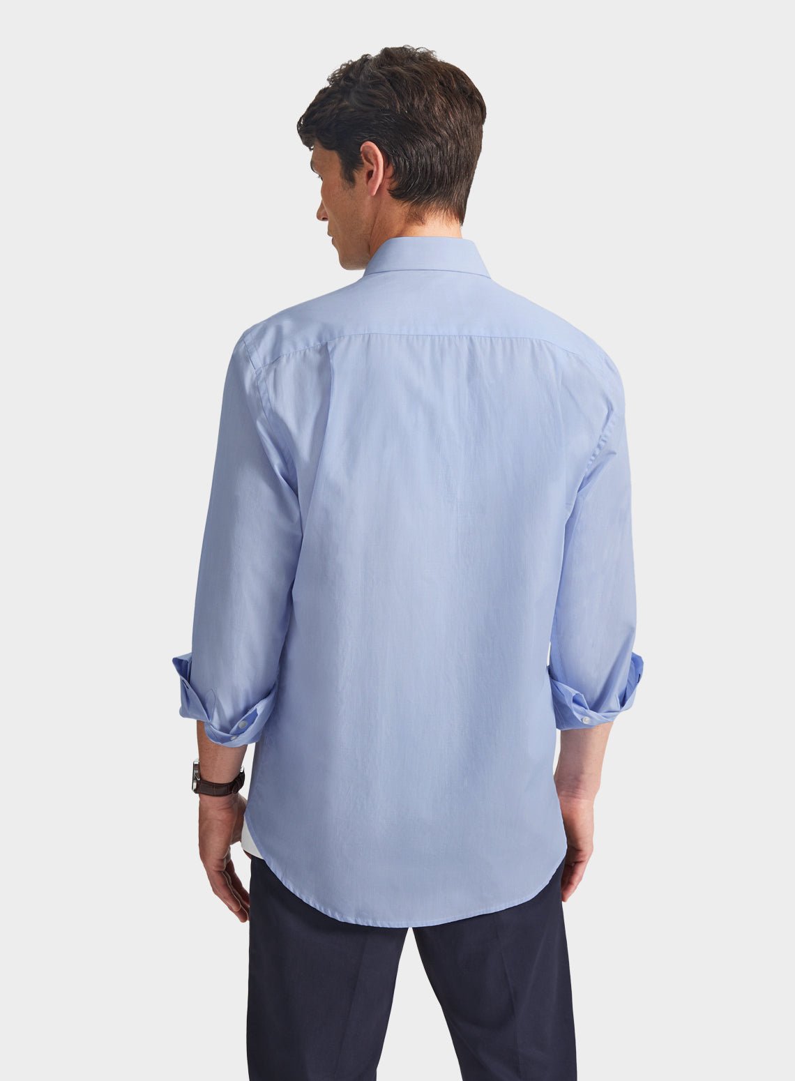 Classic Shirt in Fine Blue Stripe