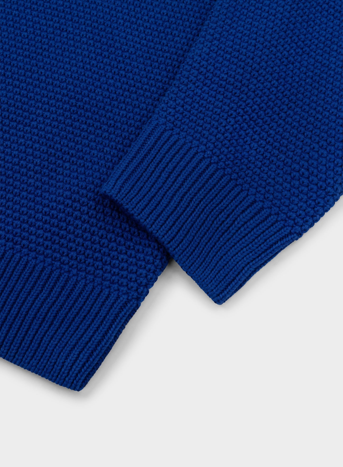 Cotton Blackberry Crew Neck in Blue