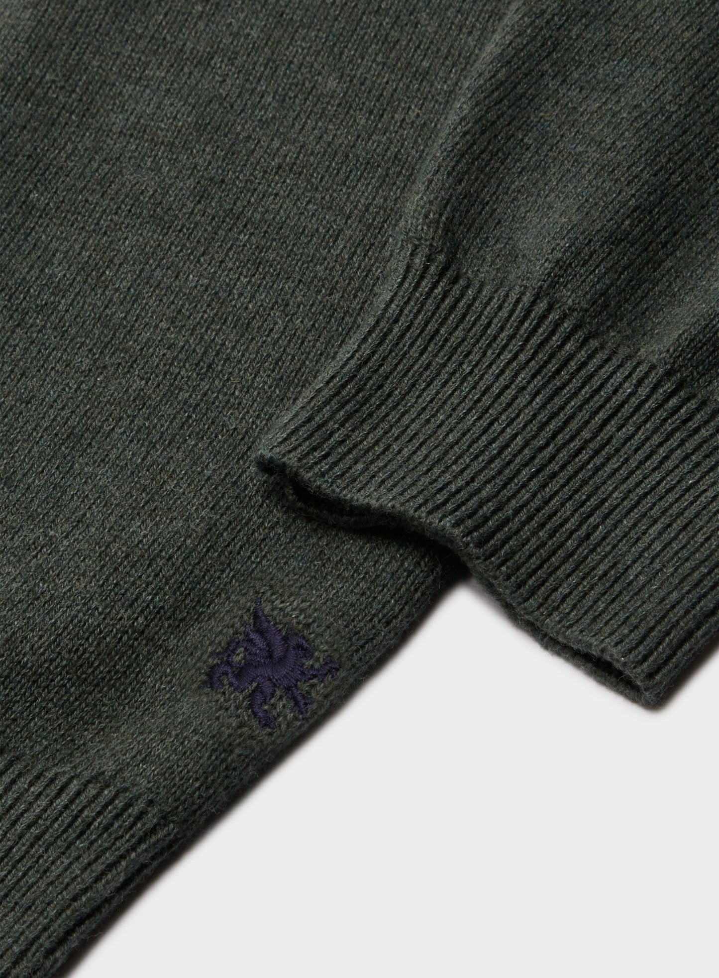 Cotton Cashmere Crew Neck in Khaki