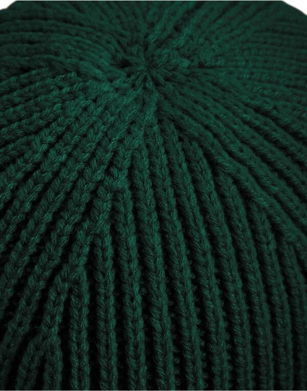 Engineered Knit Beanie - Green