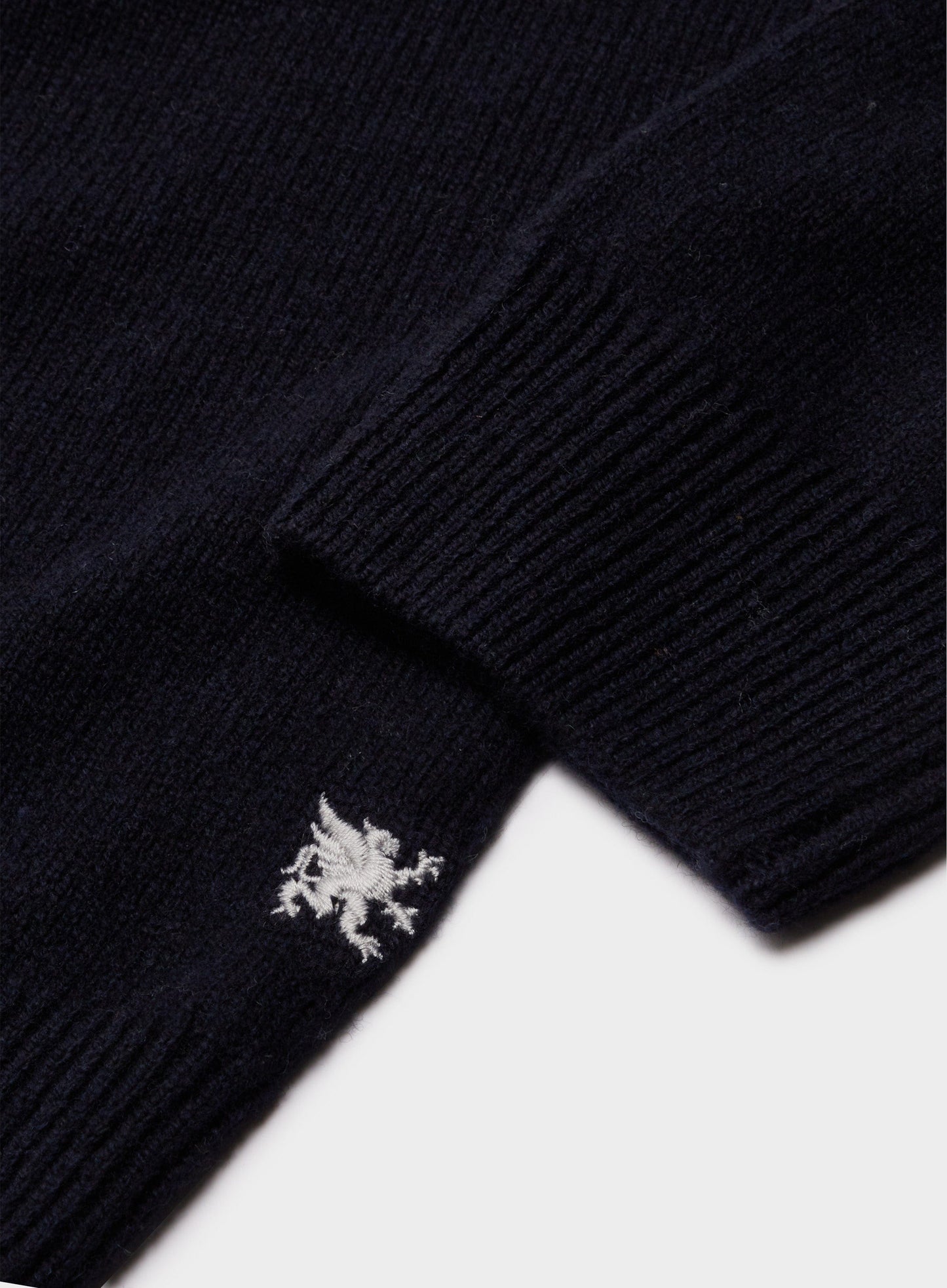 Lambswool 1/4 Zip in Navy