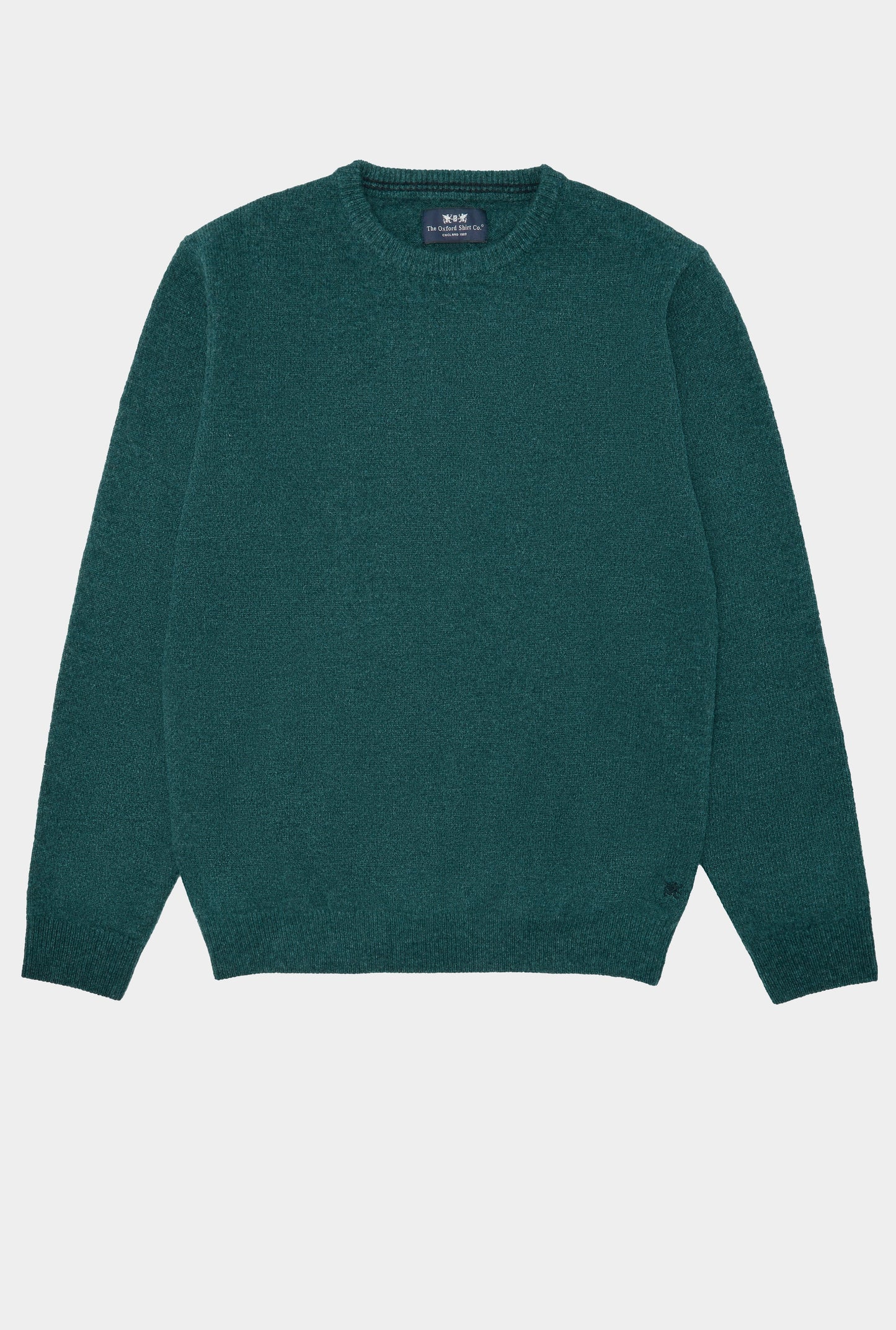 Lambswool Crew Neck in Petrol