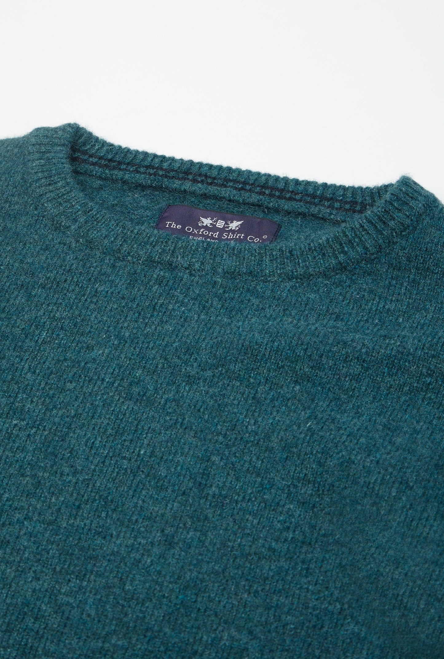 Lambswool Crew Neck in Petrol