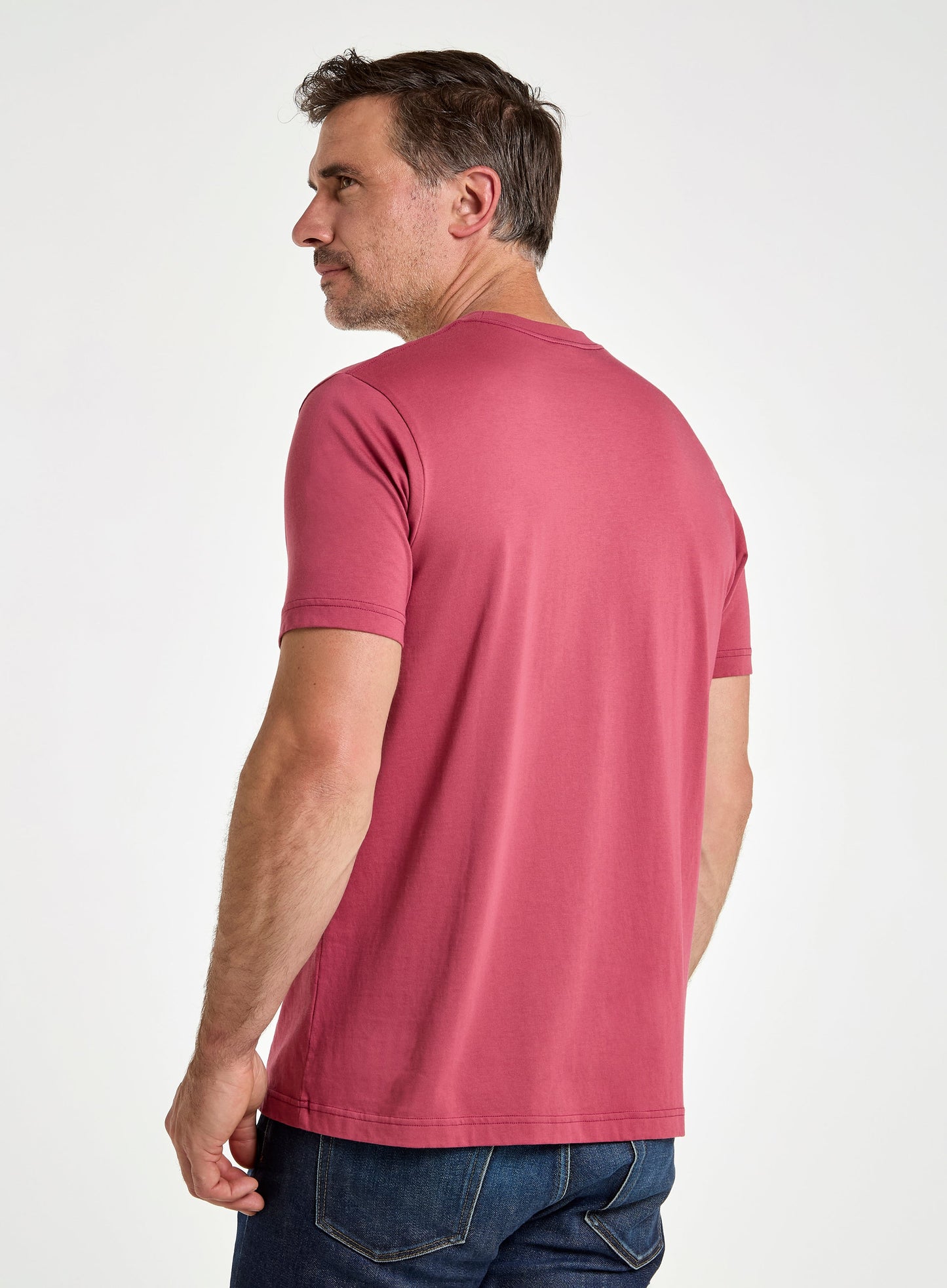 Mens Classic T-Shirt in Burgundy