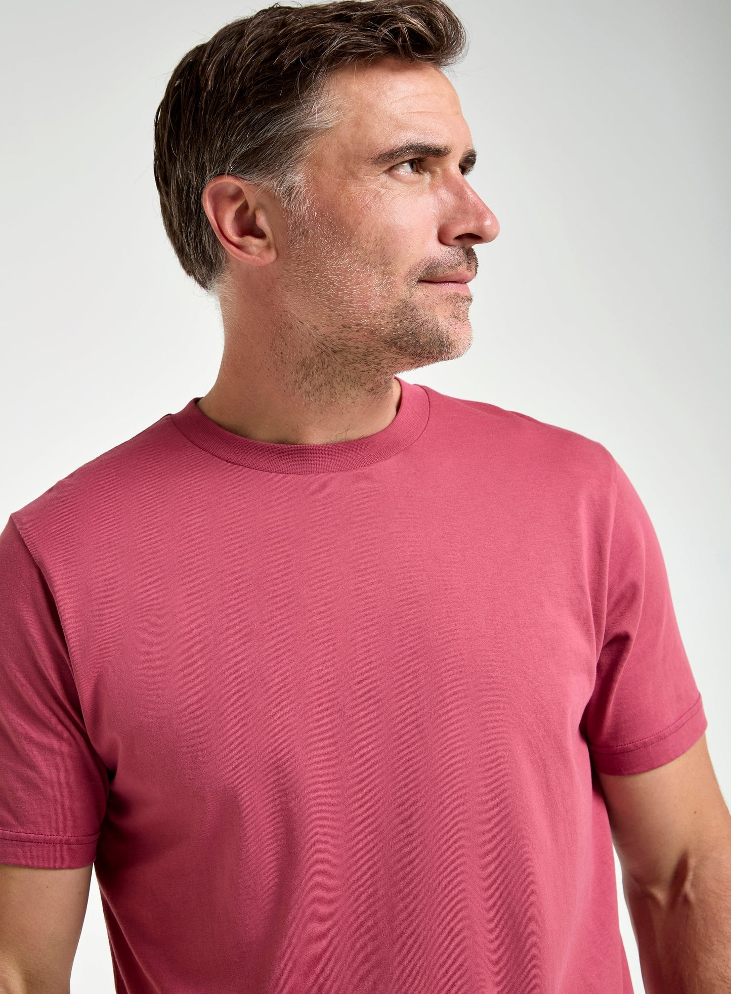 Mens Classic T-Shirt in Burgundy