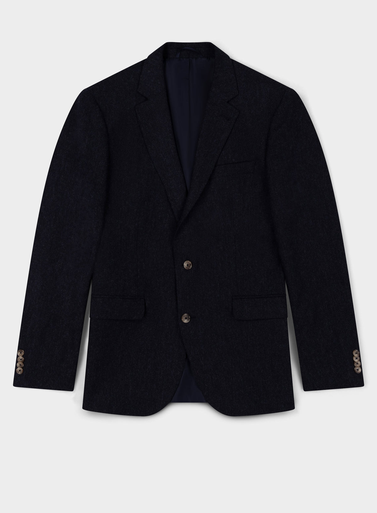 Men’s wool blazer jumper in Charcoal.