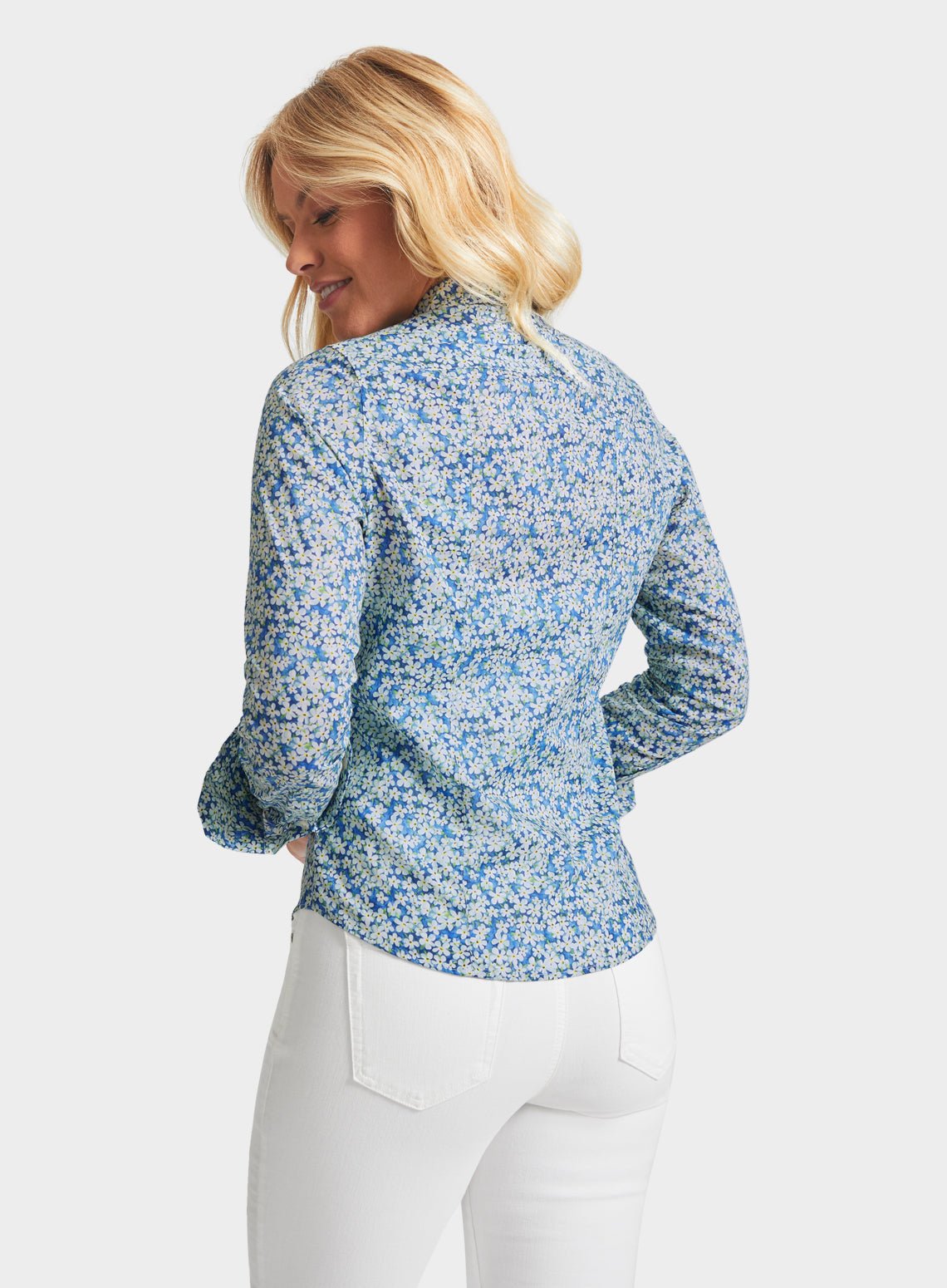 Petal Wish Blue - Made with Liberty Fabric