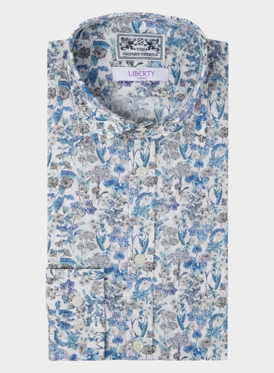 Poets Meadow Blues - Made with Liberty Fabric