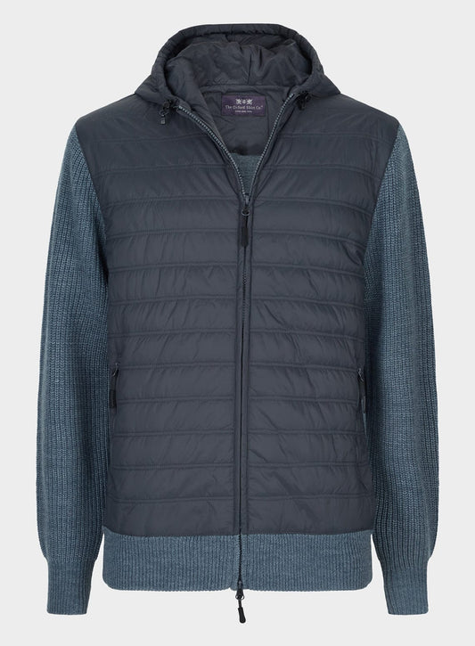 Quilted Hybrid Hoodie