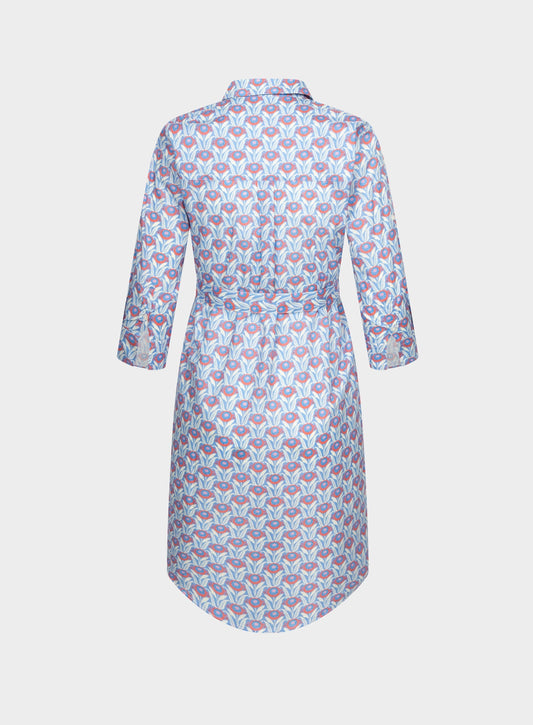 Women’s shirt dress in Sunflower Bloom Shirt Dress Liberty fabric.