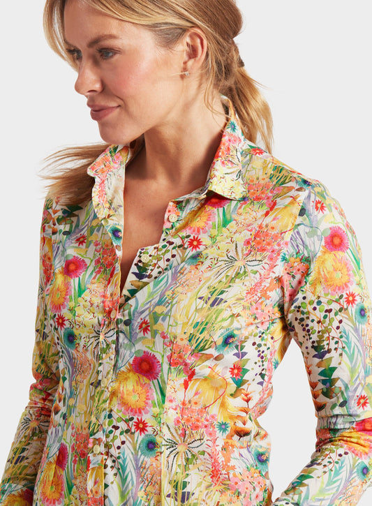 Women’s shirt in Tresco Liberty fabric.
