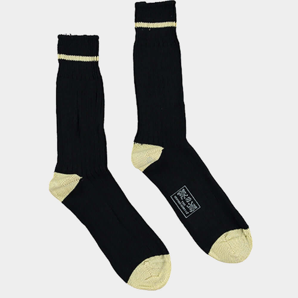3 Pack of Socks in Black Contrast