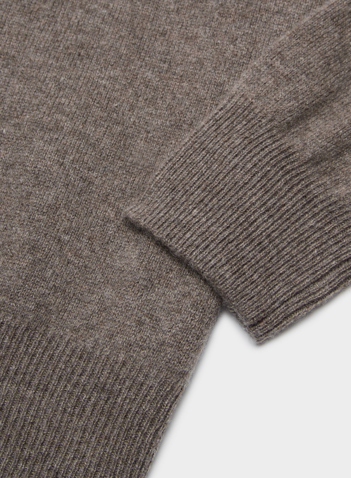 Cashmere 1/4 Zip in Otter