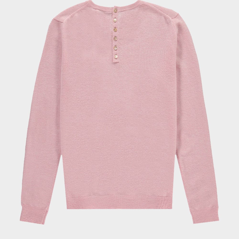 Cashmere Crew Neck in Pink