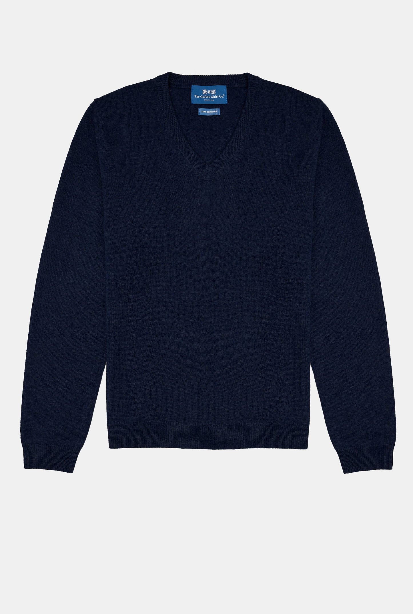 Cashmere V Neck in Navy