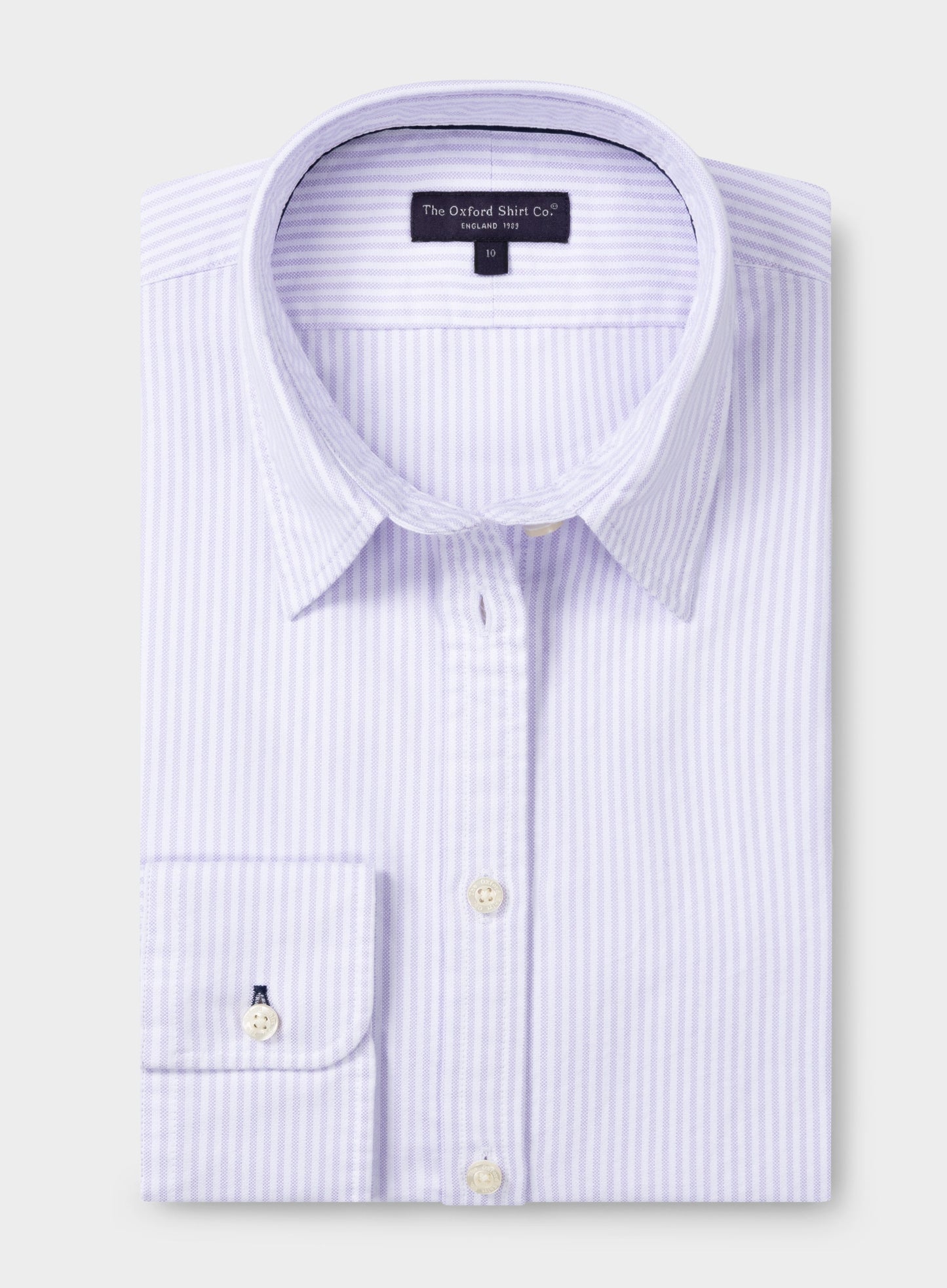Classic Oxford Shirt - Lilac Stripe