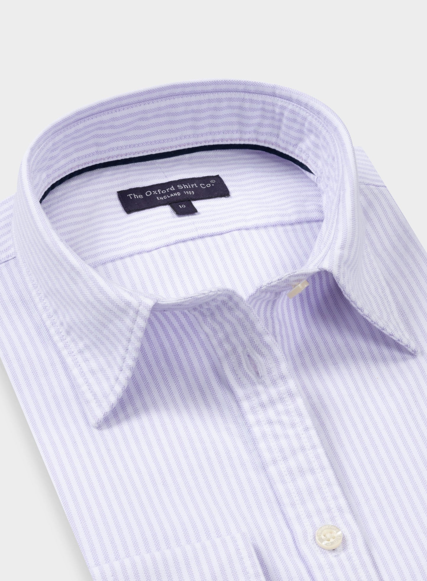 Classic Oxford Shirt - Lilac Stripe