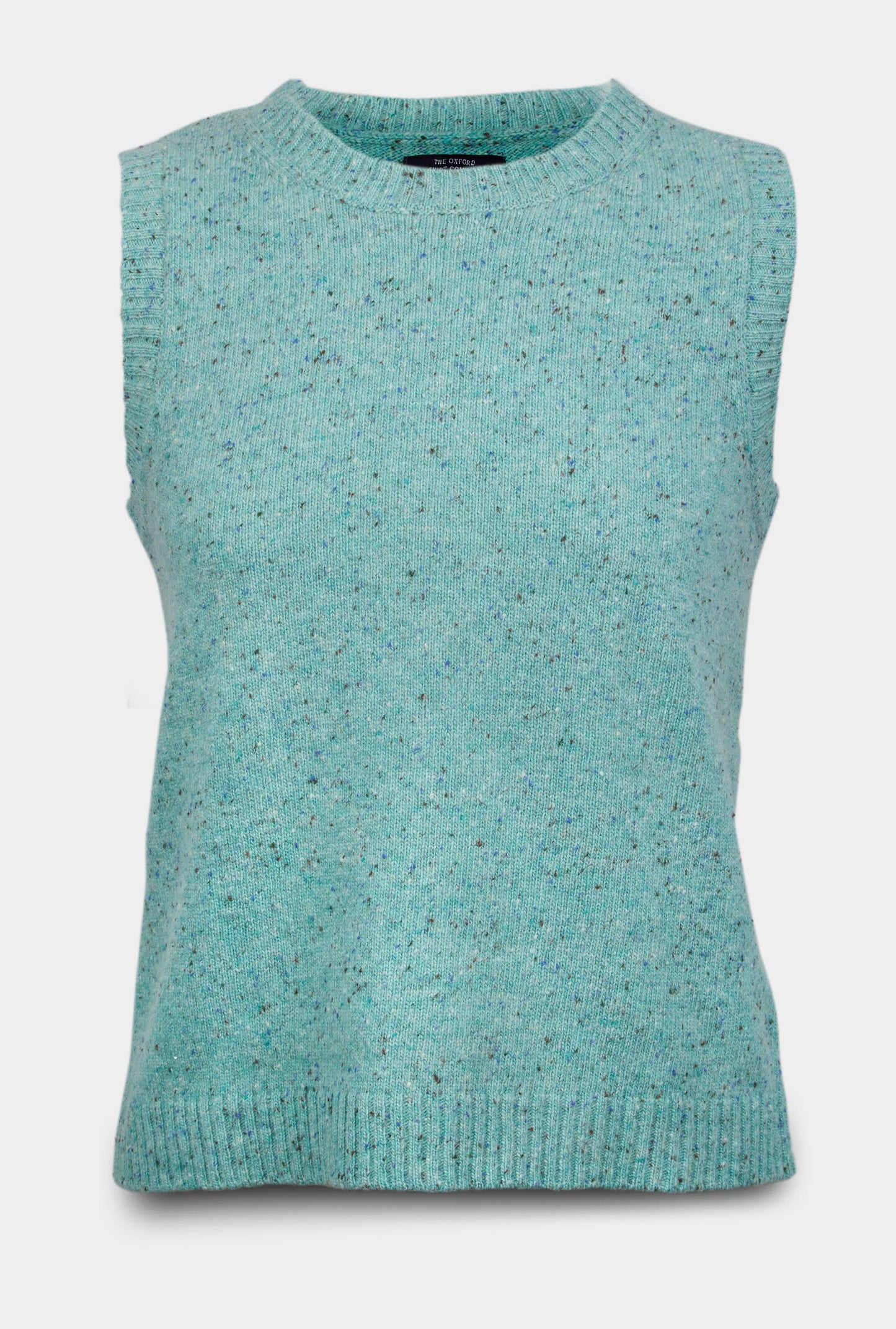 Knitted Neppy Vest in Mint