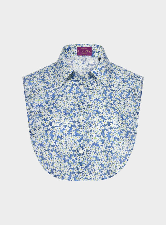 Petal Wish Fake Collar Shirt - Made with Liberty Fabric