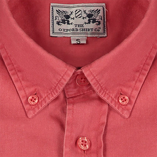 Short Sleeved Weekender Shirt in Bright Pink