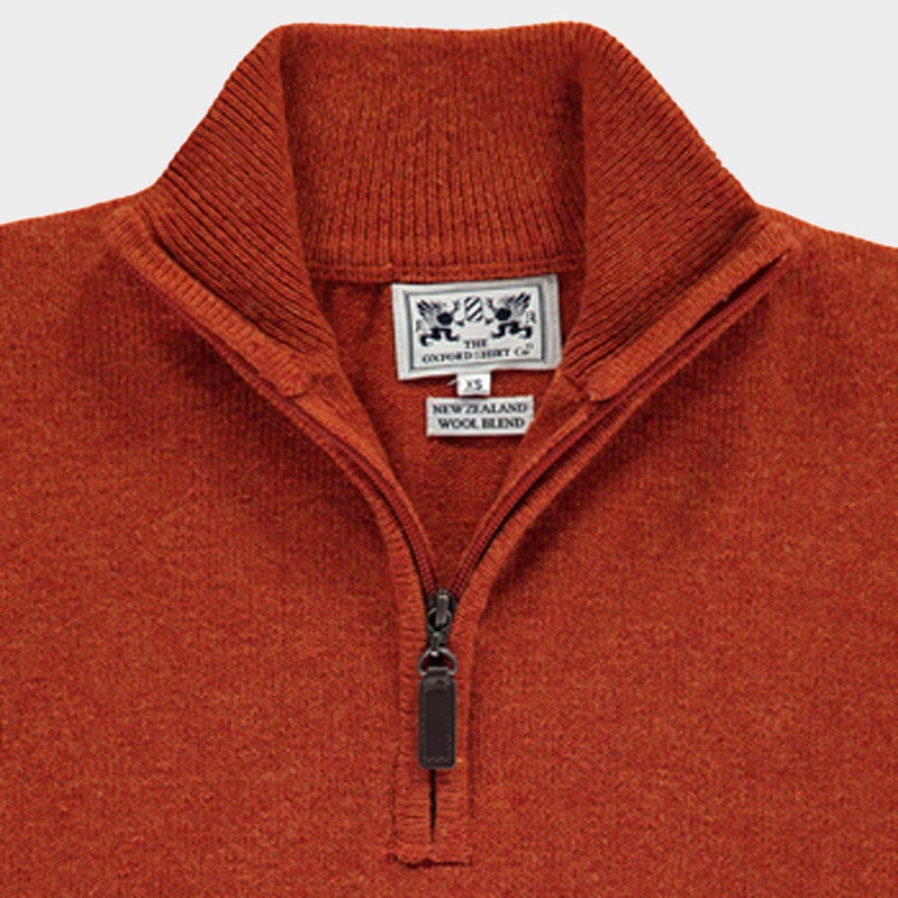Wool 1/4 Zip in Lentil