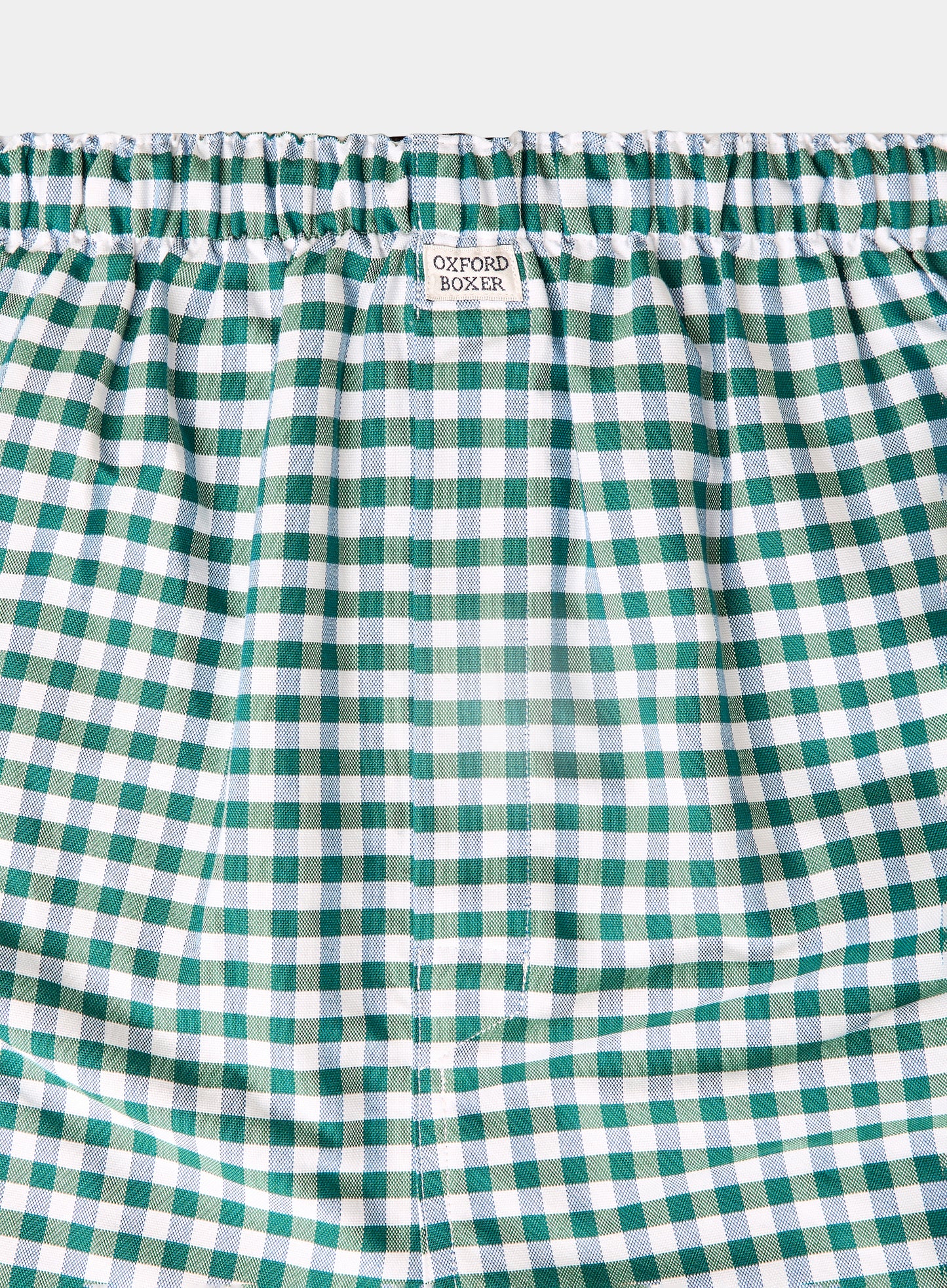 Cotton Boxers - Green Check