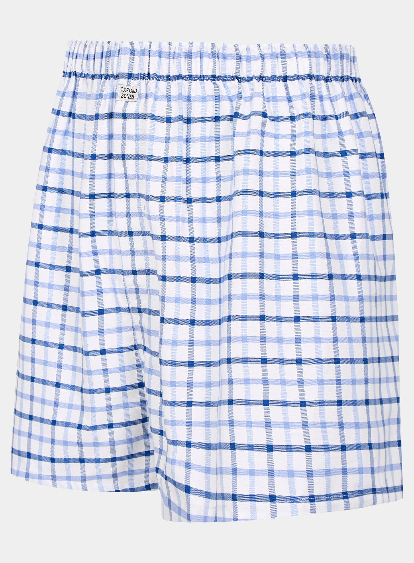 Cotton Boxers - Blue Multi Check