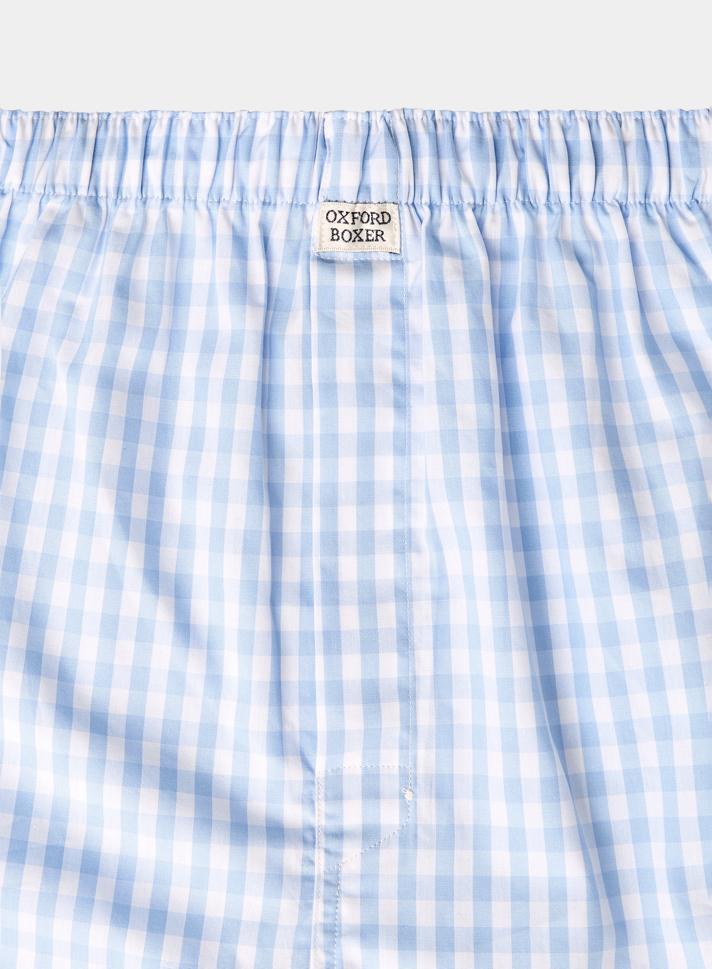 Cotton Boxers - Blue Check
