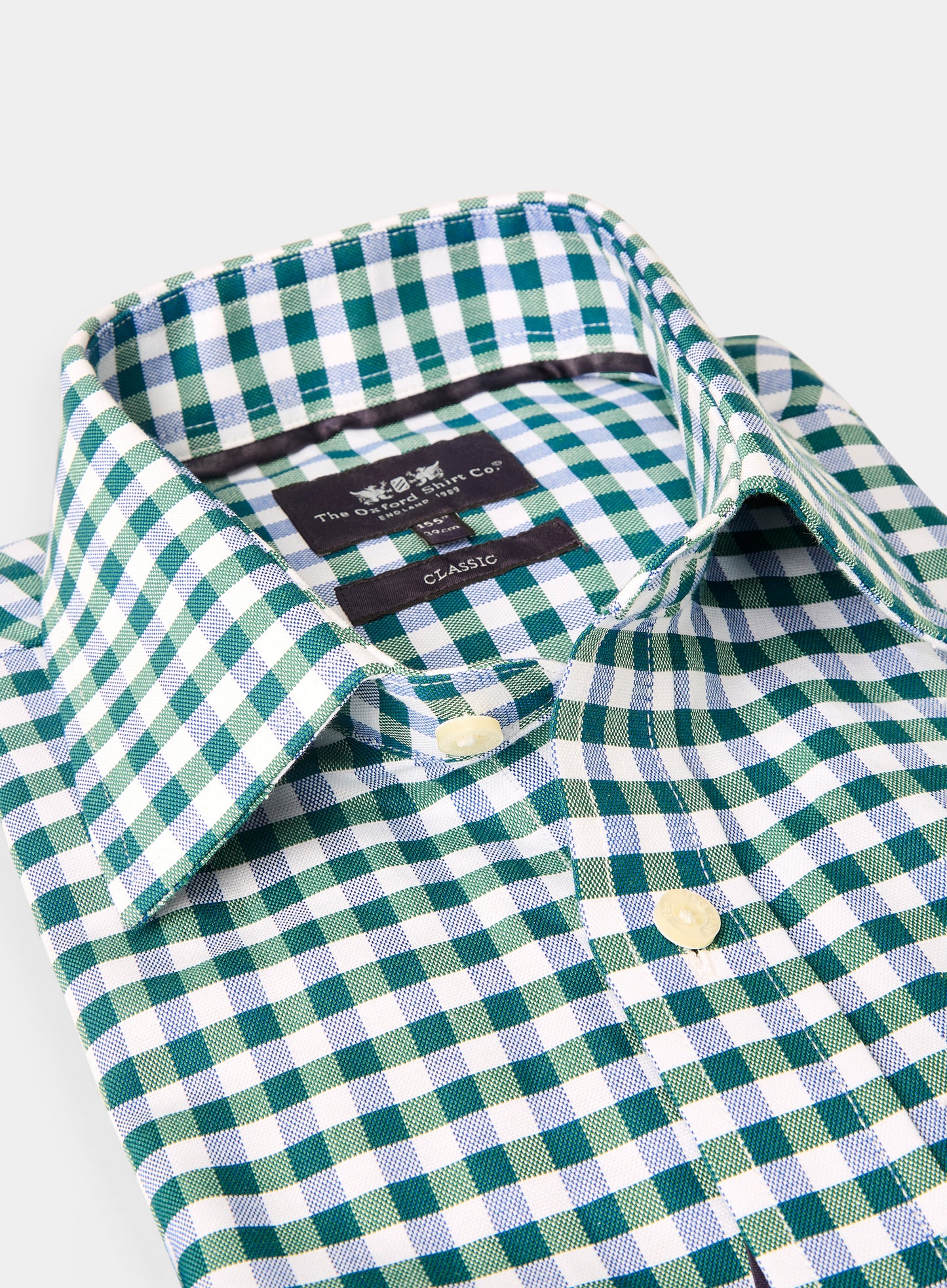 Classic Shirt - Green and Navy Check