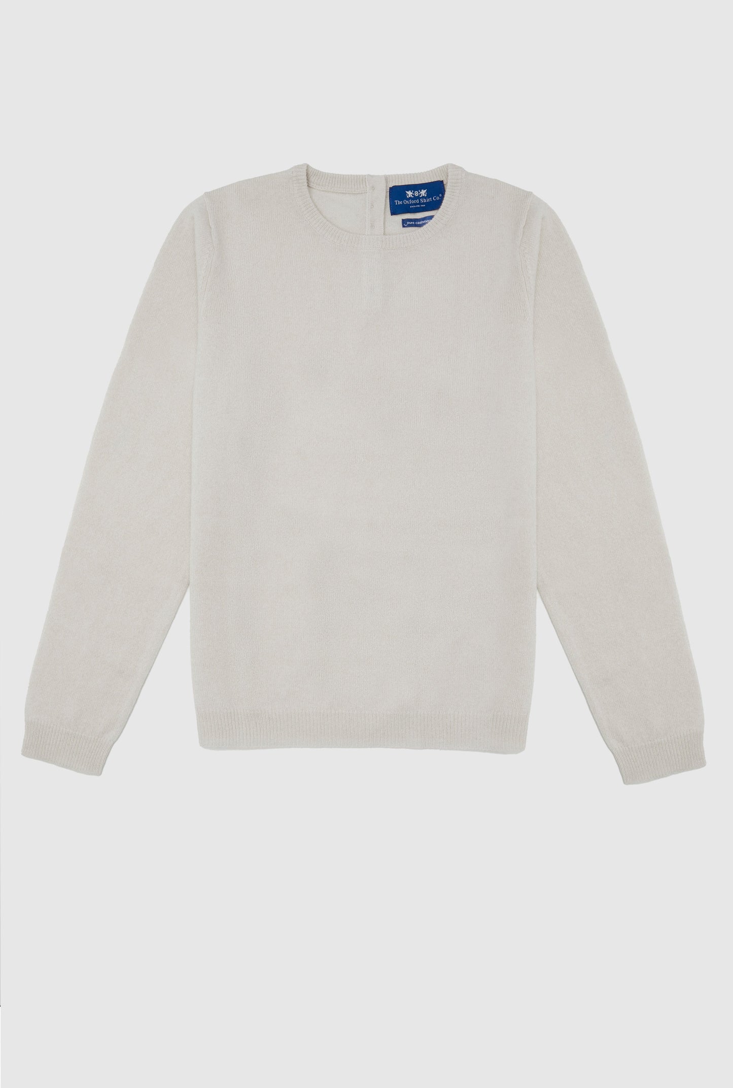 Cashmere Crew Neck in Ecru