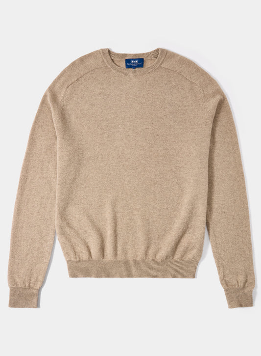 Cashmere Crew Neck in Beige