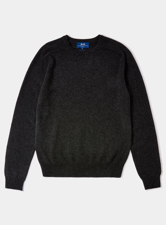 Cashmere Crew Neck in Charcoal